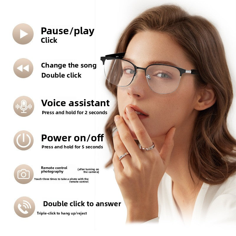 Gafas inteligentes Bluetooth con traduccion por IA